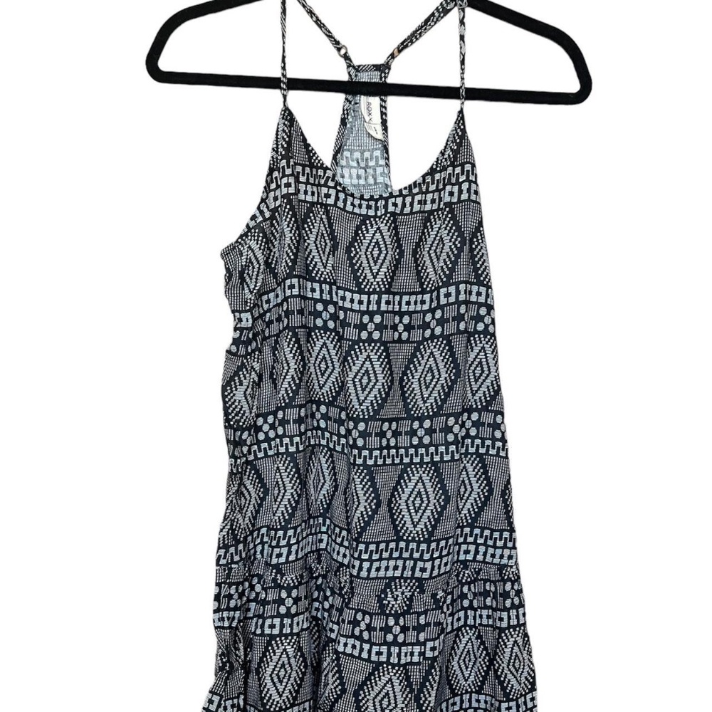 Roxy black and white patterned dress